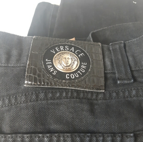 Versace vintage black Jean's Preowned - Picture 3 of 6